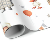 Whimsical Birthday Beer Duck Calculator Costuum Cadeaupapier (Rol Hoek)