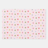 Whimsical Birthday fairy roze gepersonaliseerde Wr Inpakpapier Vel (Voorkant 3)