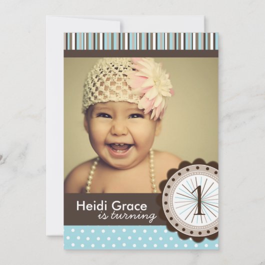 Whimsical Birthday Party Invitation - TBA WINNER Kaart (Achterkant)