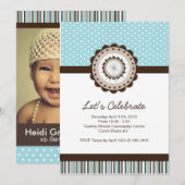 Whimsical Birthday Party Invitation - TBA WINNER Kaart (Voorkant / Achterkant)