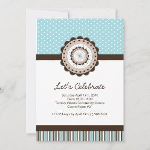 Whimsical Birthday Party Invitation - TBA WINNER Kaart