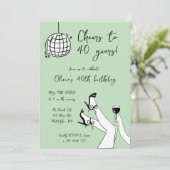 Whimsical Birthday Party uitnodiging (Staand voorkant)