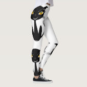 Whimsical Black Cat Leggings (Rechts)