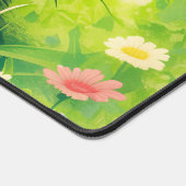 Whimsical Black Cat Sunny Daisy Cloud Sky Bureaumat (Hoek)