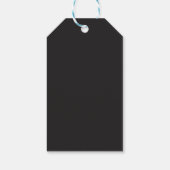 Whimsical Black Halloween Spooky Season Custom  Cadeaulabel (Achterkant)