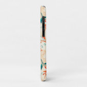 Whimsical Blauw en Rood Paisley Blad Patroon (2) Case-Mate iPhone Case (Achterkant/links)