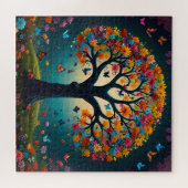 Whimsical bloei boom legpuzzel (Horizontaal)