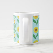 Whimsical Bloei Van Vreugde Grote Koffiekop (Achterkant)