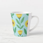 Whimsical Bloei Van Vreugde Latte Mok (Rechts)