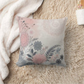 Whimsical Bloeiende Zomerbloemen Kussen (Deken)