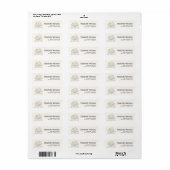 Whimsical Bloem Bruidsshower Haar Volgende Hoofdst Etiket (Full Sheet)