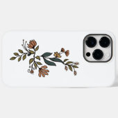 Whimsical Bloemen & Bladeren Boeket Case-Mate iPhone Case (Achterkant (horizontaal))