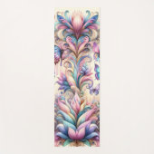 Whimsical Bloemen en Vlinder Oefenmat Yogamat (Voorkant)