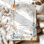 Whimsical  Bloemen Fern Wedding Save The Date