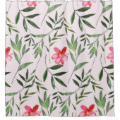 Whimsical Bloemen Licht & Mooi Douchegordijn (Voorkant)