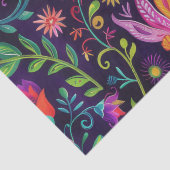 Whimsical Bloemen ontwerp Tissuepapier (Detail)