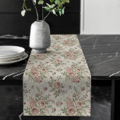 Whimsical Bloemen Speelse Shabby Chic Esthetisch Lange Tafelloper