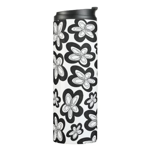Whimsical Bloemen Thermische Mok (Gedraaid links)