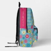 Whimsical Bloemen Vlinders Rugzak (Links)