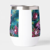 Whimsical Bloemendek Eend Paars Turquoise Persoonl (Rechts)