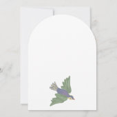Whimsical bloemensprookje Pensioenfeestje Kaart (Achterkant)