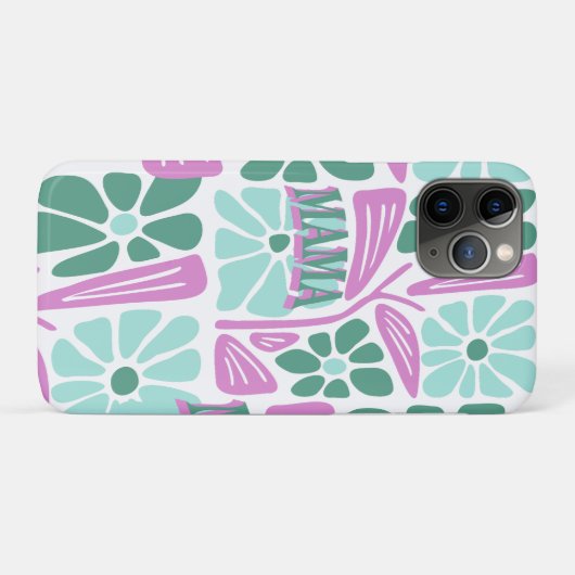 Whimsical Bloemige Moeder Case-Mate iPhone Case (Achterkant (horizontaal))