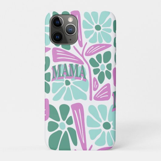 Whimsical Bloemige Moeder  Case-Mate iPhone Case (Achterkant)