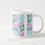 Whimsical Bloemige Moeder  Grote Koffiekop (Rechts)
