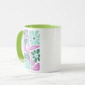 Whimsical Bloemige Moeder  Mok (Voorkant links)