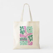 Whimsical Bloemige Moeder Tote Bag (Achterkant)