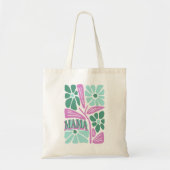 Whimsical Bloemige Moeder Tote Bag (Voorkant)