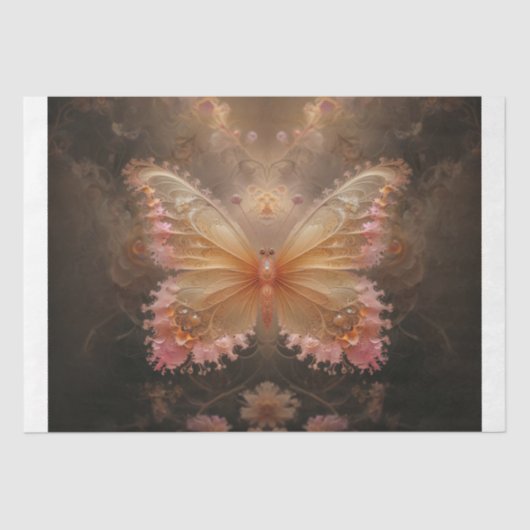 Whimsical Bloom - Fantasy Butterfly Decoupage Tissuepapier (Voorkant)