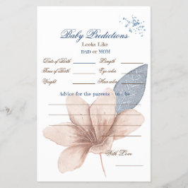 Whimsical Blooms: Elegante Waterverf Flyer