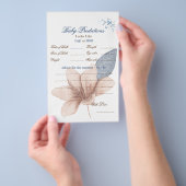 Whimsical Blooms: Elegante Waterverf Flyer (Hand)