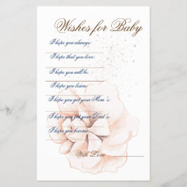 Whimsical Blooms: Elegante Waterverf Flyer