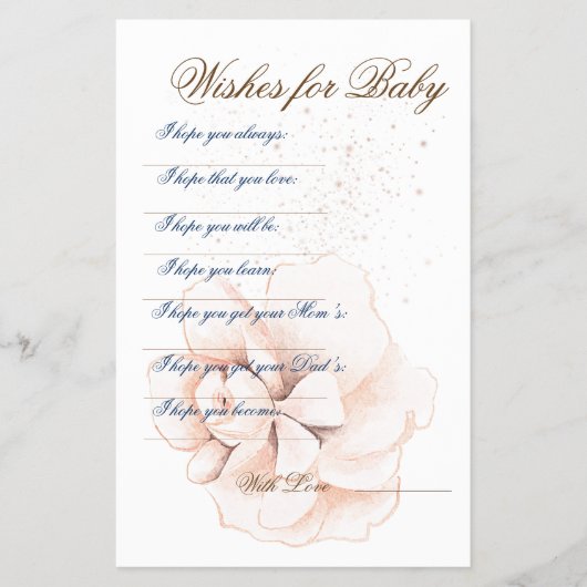 Whimsical Blooms: Elegante Waterverf Flyer (Voorkant)