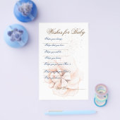 Whimsical Blooms: Elegante Waterverf Flyer (Enkel)