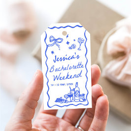 Whimsical Blue Bachelorette Party Weekend Cadeaulabel