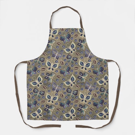 Whimsical Blue Butterfly Schort (Voorkant)