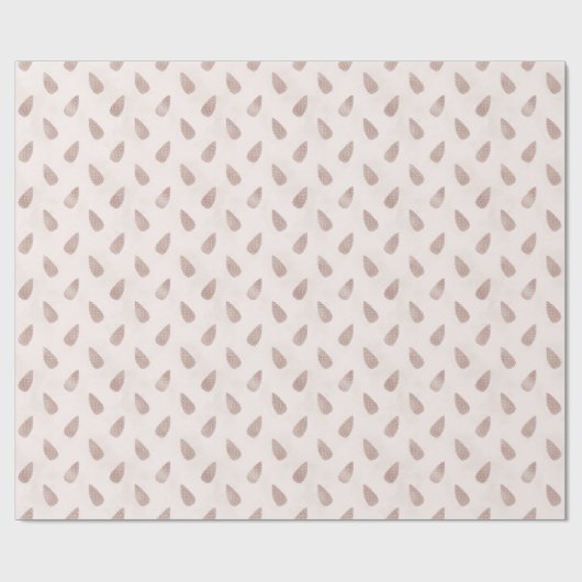 Whimsical Blush Pink Pine Cones Modern Christmas Cadeaupapier (Vlak)