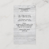 Whimsical  Boerderij Fresh Eggs Chicken Hens Visitekaartje (Achterkant)