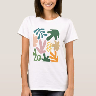 Whimsical Boho Abstract pastel zomer vakantie T-shirt