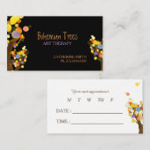 Whimsical Boho behandelt business Appointards Afsprakenkaartje (Voorkant / Achterkant)