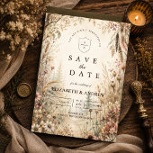 Whimsical Boho Bosbruiloft Save The Date