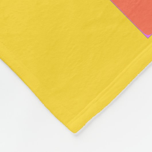 Whimsical Boho Botanical Shapes Persoonlijke naam Fleece Deken (Hoek)