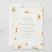 Whimsical Boho Cotvoordcore Floral Vrijgezellenfee Kaart (Voorkant)
