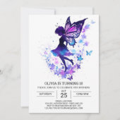 Whimsical Boho Fairy Verjaardag Kaart (Voorkant)