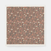 Whimsical Boho Floral Pattern Herfst House Warming Servet (Voorkant)