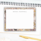 Whimsical Boho Floral Pattern Voeg Jouw naam toe Post-it® Notes