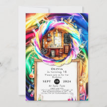 Whimsical Boho Fun Scientist Verjaardag